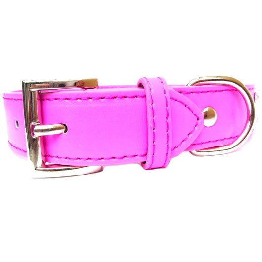 2-Row Collar Lead Set - Hot Pink