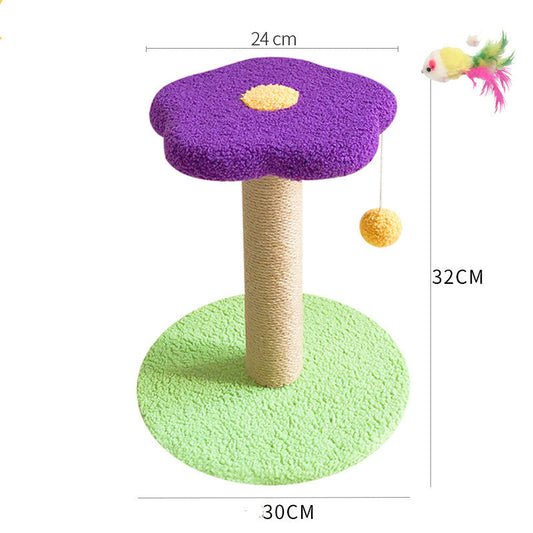 Cat Scratcher with Sisal Winding and Hemp Surface